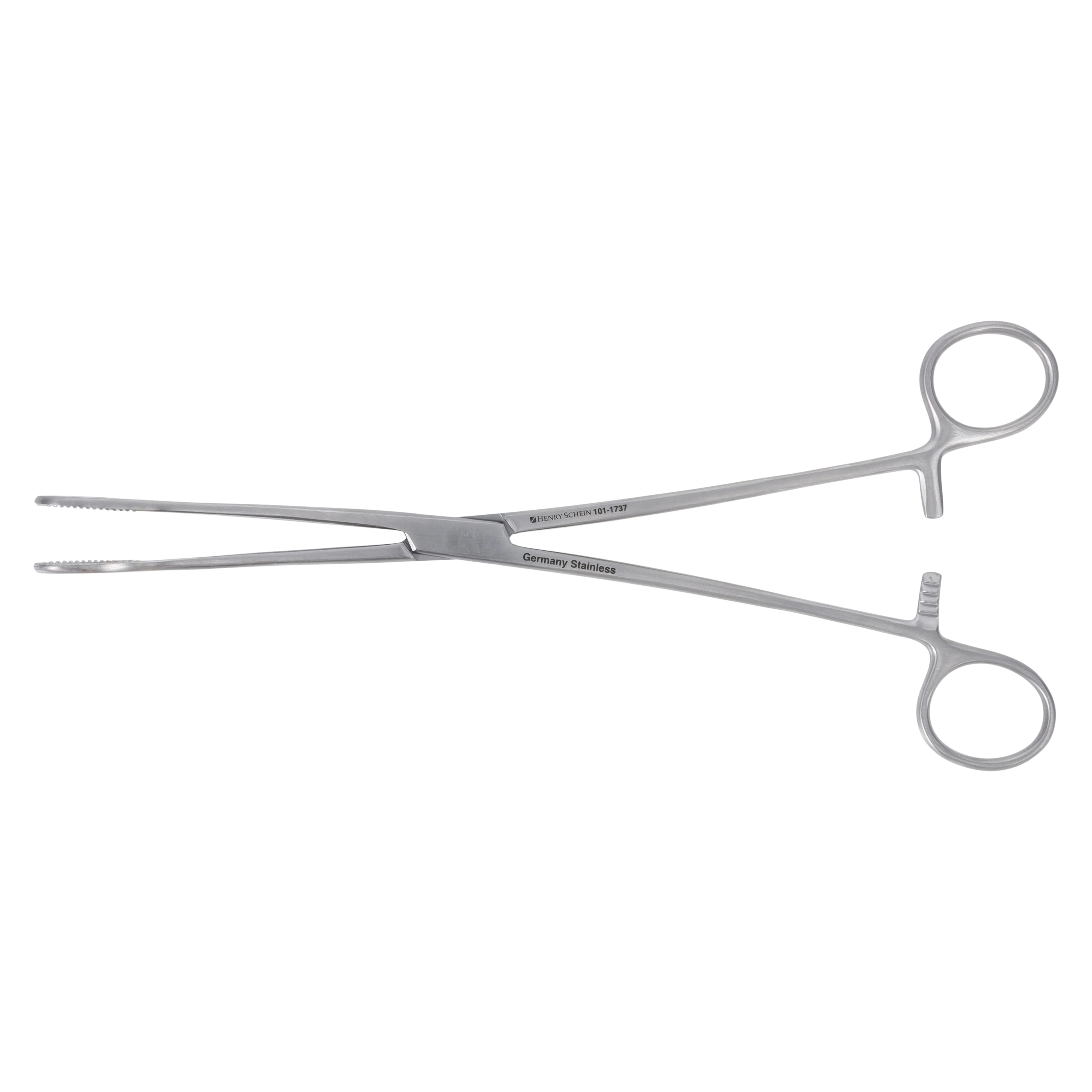 Henry Schein Foerster Sponge Forceps, Straight, 9-1/2" (24.1 cm), Stainless Steel, Autoclavable, Each