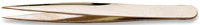 Grobet Utility Tweezer, 4.75", Stainless Steel, Medium Sharp Points