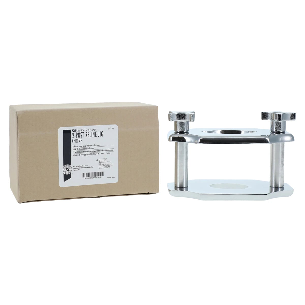 Reline Jig, 2 Post, All-Chrome, Precision-Cast