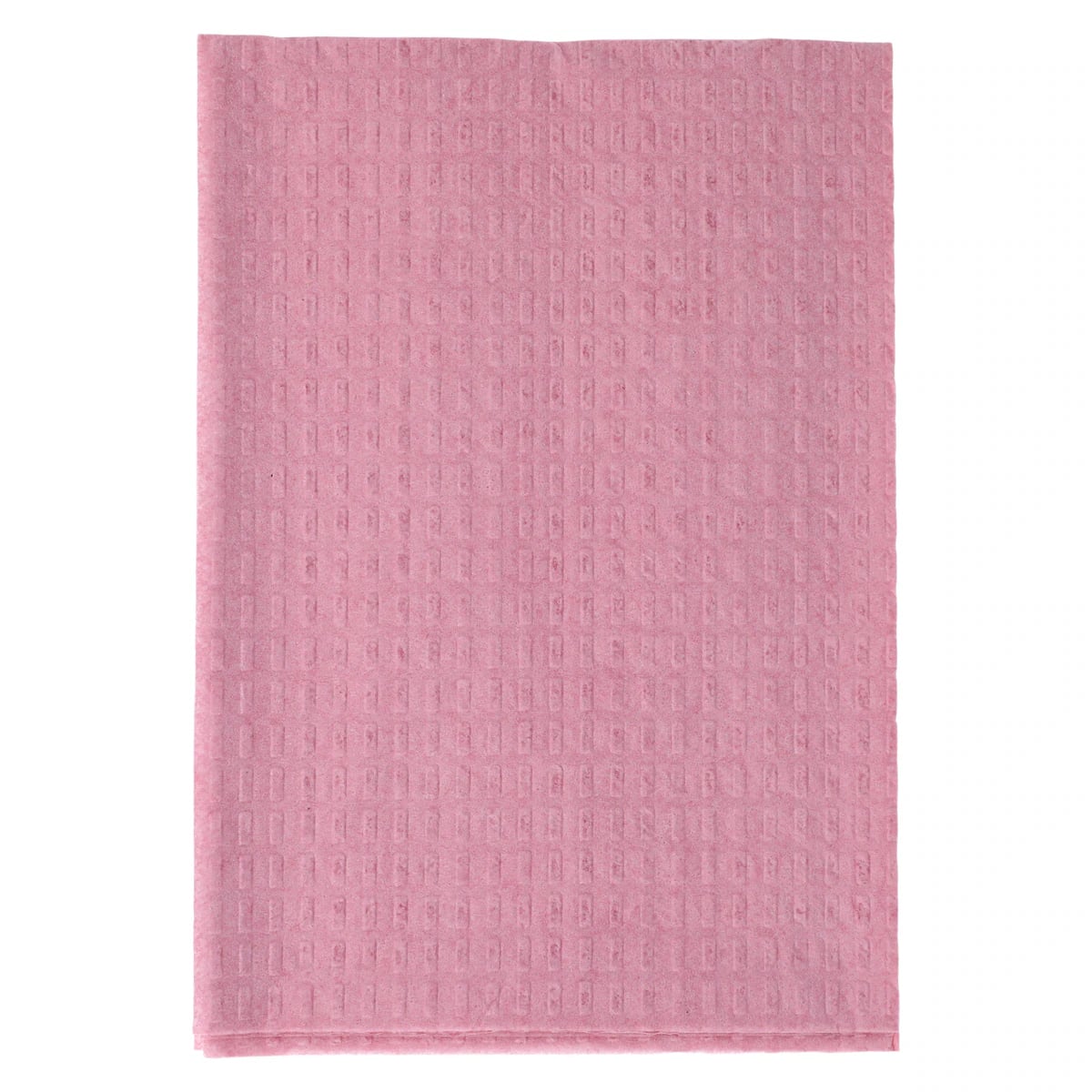 Tidi Choice Patient Bib, 2-Ply Tissue with Poly-Back, Waffle-Embossed, 13" x 18", Mauve, 500/Case, 917466