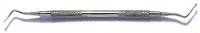 Excavator DE #33L, Double End, Solid Handle, 6.5 mm, Stainless Steel, Each