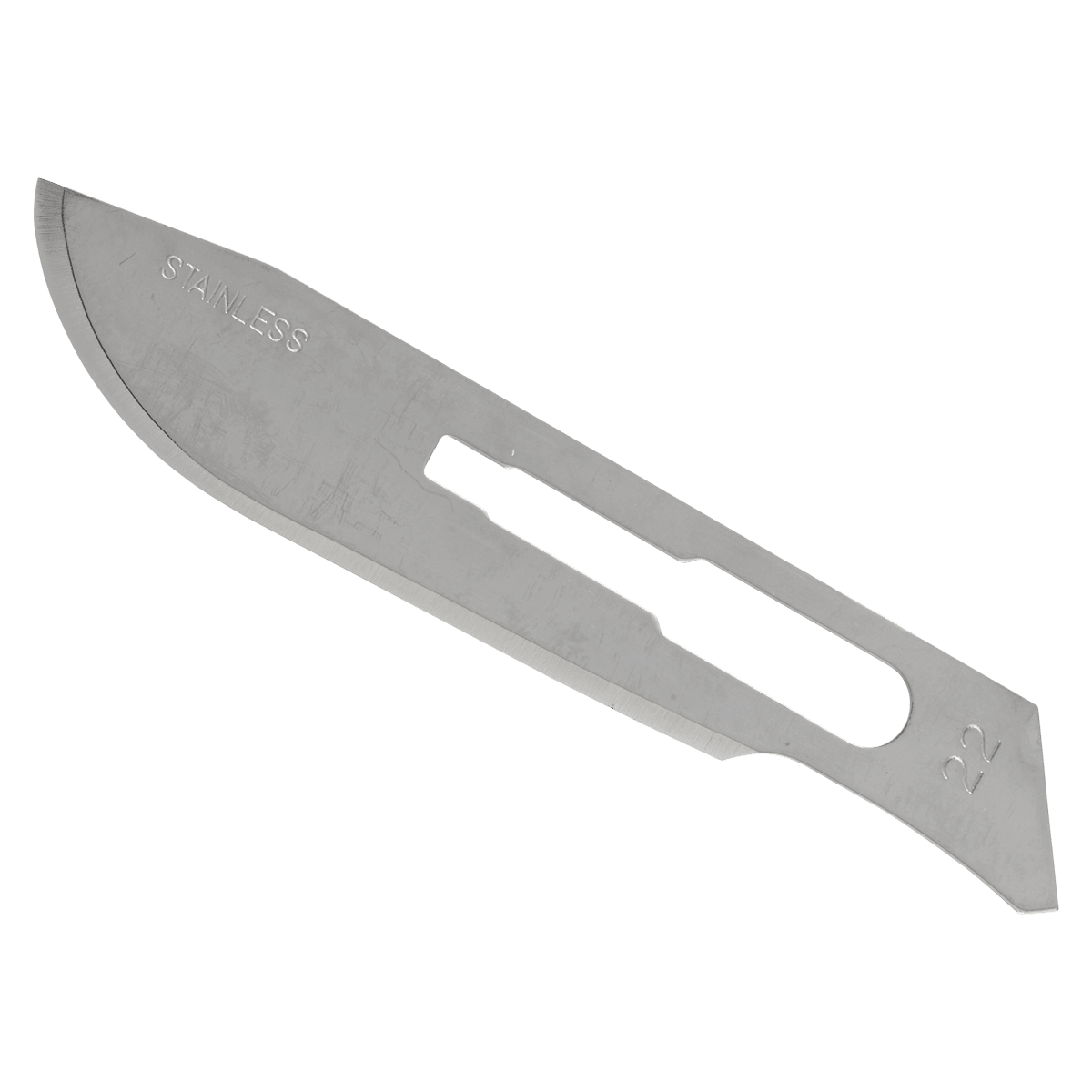 Myco Medical Glassvan Stainless Steel Surgical Blade #22, Sterile, 100/Box, 3001T-22