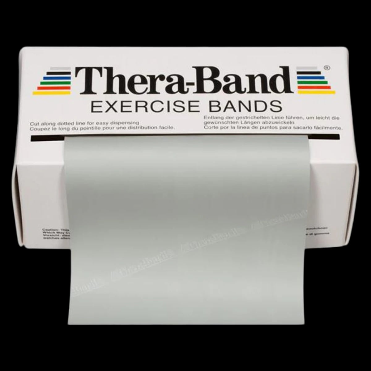 Thera-Band Exercise Band, Super Heavy Resistance, Silver, 6 yd Roll