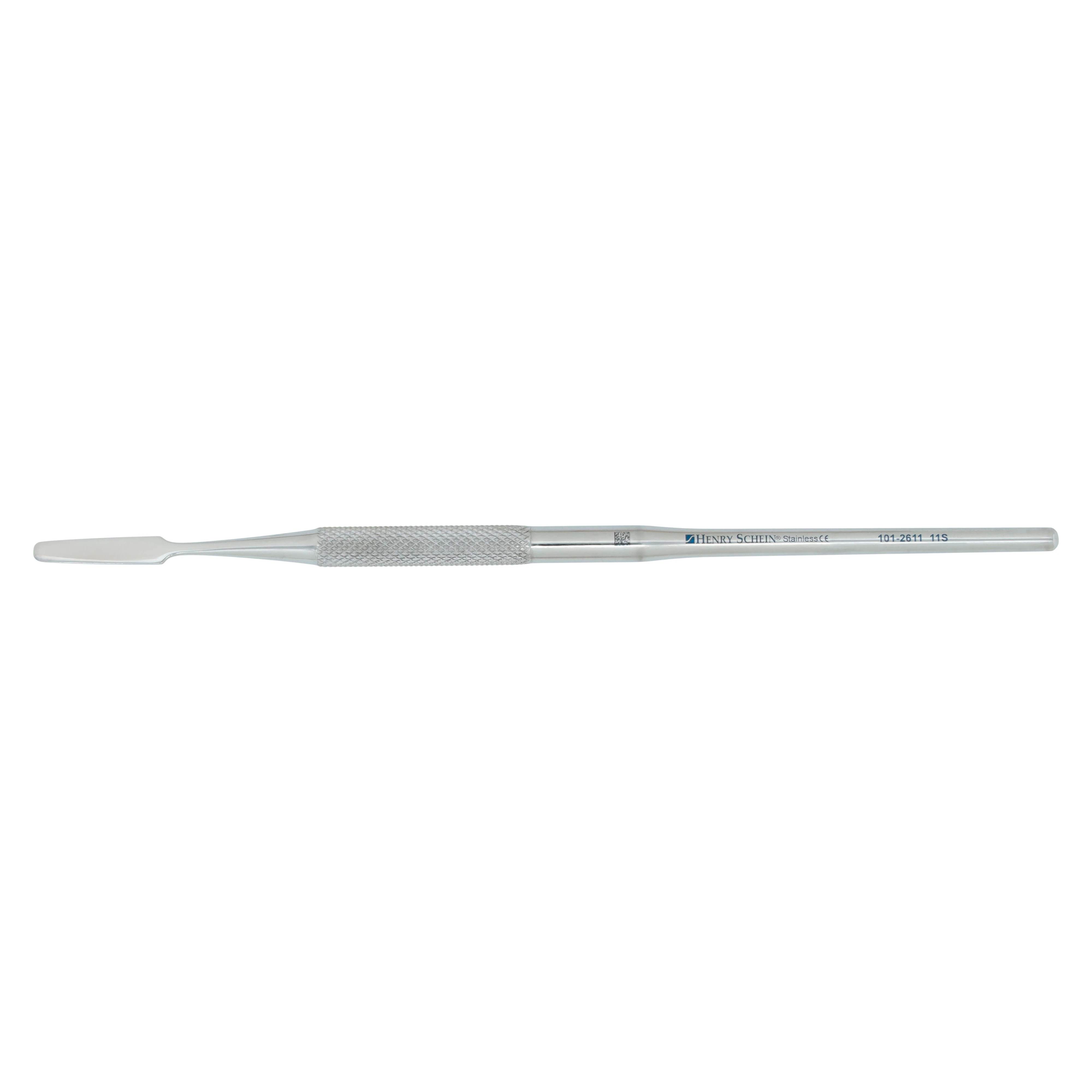Economy Cement Spatula, Size 11S, Single End, Rigid, Each