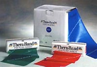 Thera-Band Exercise Band, Medium Resistance (Red), 50 yd Roll