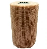 Andover PowerFlex Elastic Athletic Tape, 2" x 6 yd, Tan, Non-Sterile, Latex-Free, 24/Case
