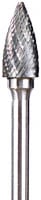 Buffalo Dental Abbott-Robinson Lathe Carbide Bur, C-1/2 Diamond Cut, 1/4" Shank, 1/2" Flame, 01KEZKNKAP40XGVW47HEA58SKN