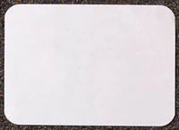 TIDI Choice Tray Covers, Weber C, 11" x 17.25", White, 1000/Case