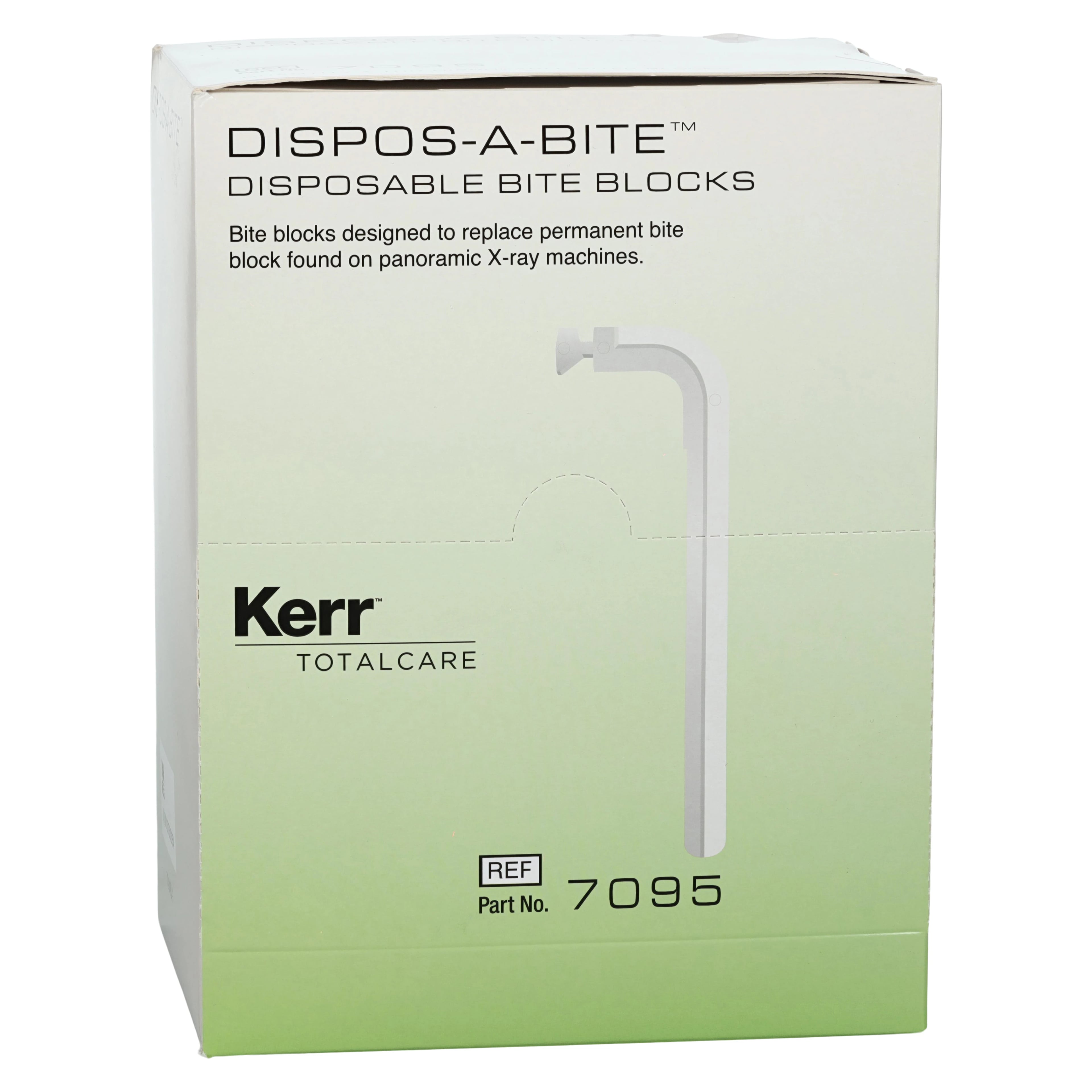 Kerr Dispos-A-Bite Disposable Panoramic Bite Block, Fits Panoramic Corporation, #7095, 100/Box