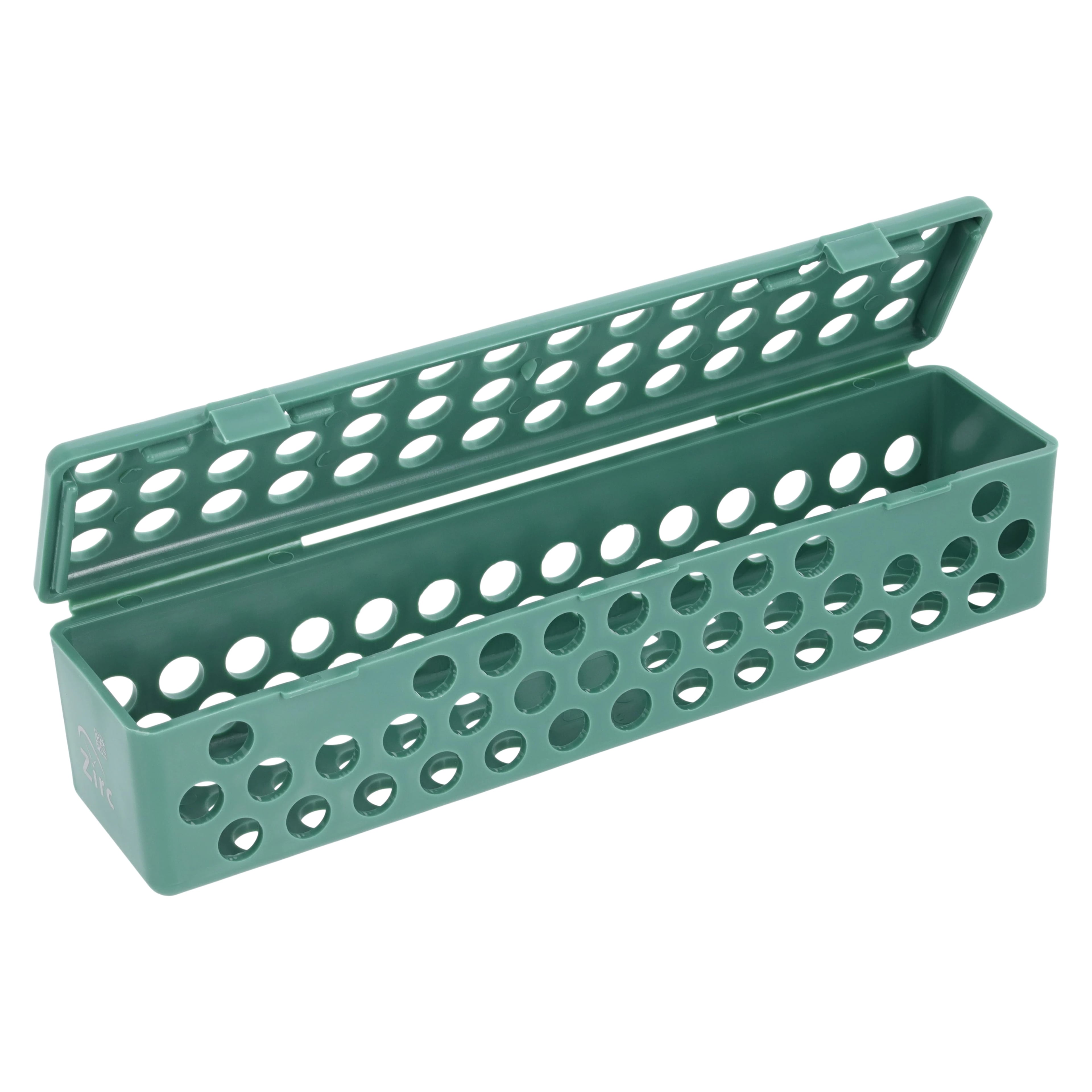 Zirc Steri-Container Standard, Green, 8-1/8" x 1-7/8" x 1-7/8", Holds 10-14 Instruments, 50Z900D