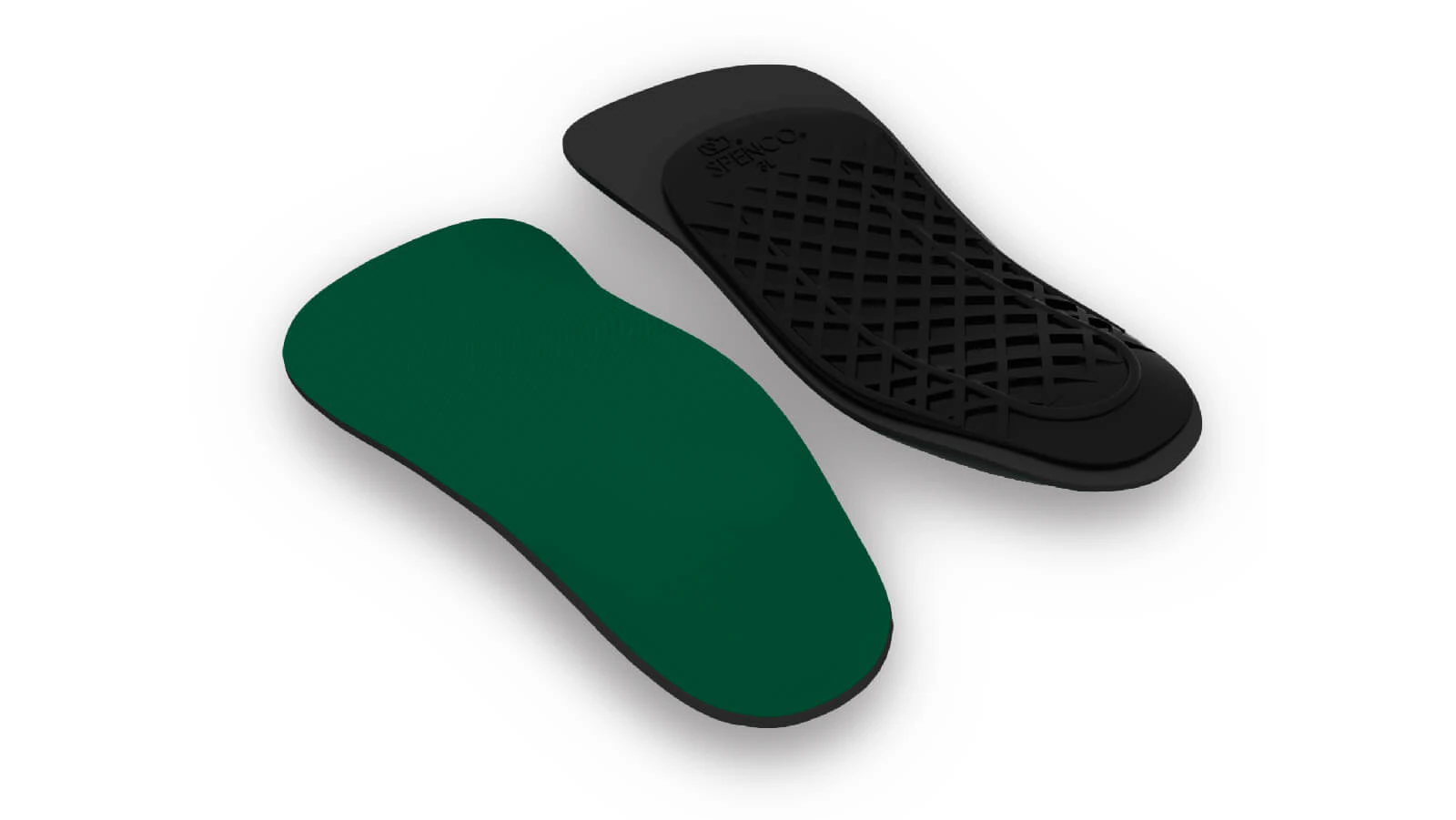 Implus Footcare 3/4 Length Arch Support Orthotic, Green, Size 1 (Men's 4-5.5 / Women's 5-6.5)