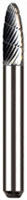 Lab Carbide Bur Lathe Regular Cut, 88/T/4 1/4", Each