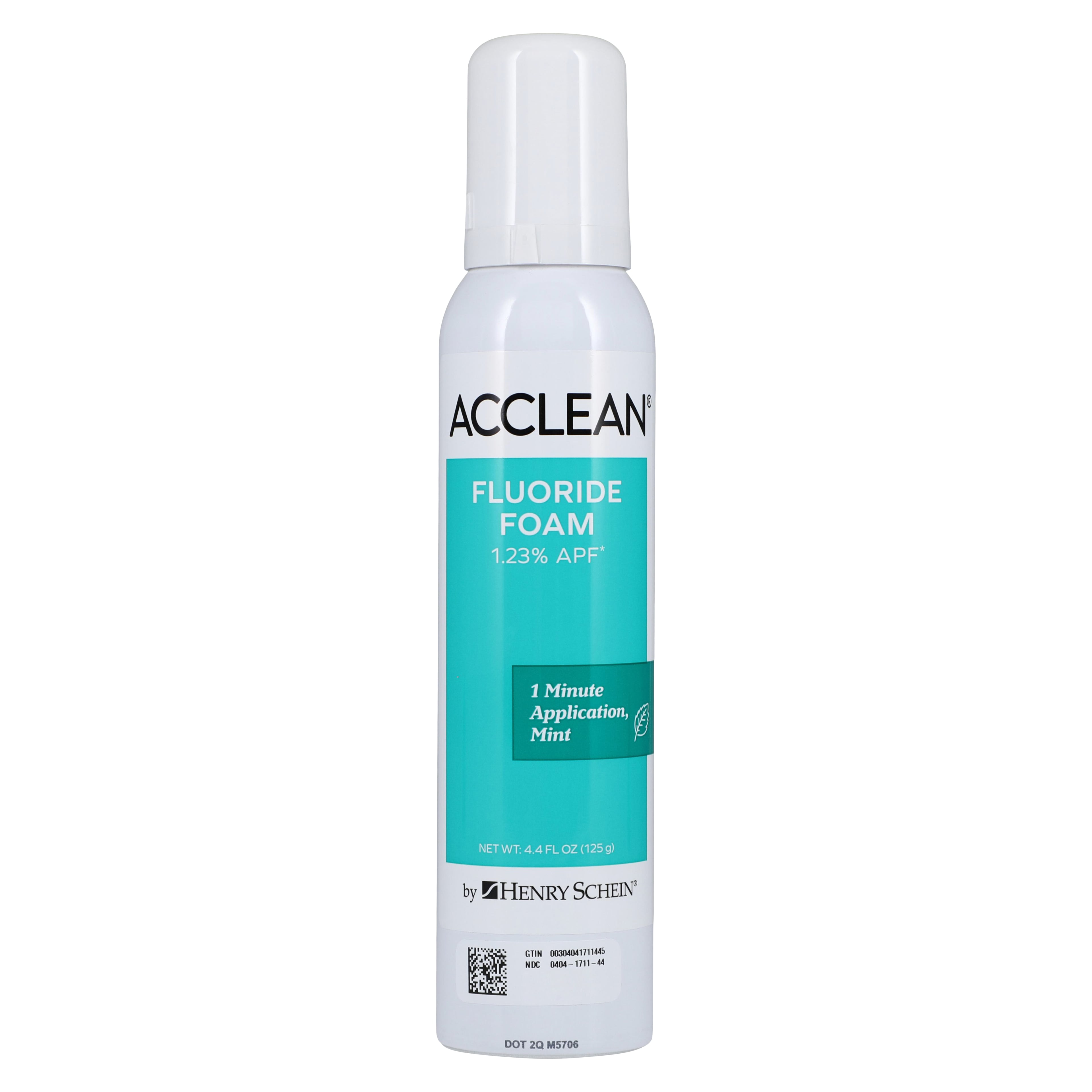 Acclean Fluoride Foam 1.23% APF, Mint, 4.4 oz/Bottle