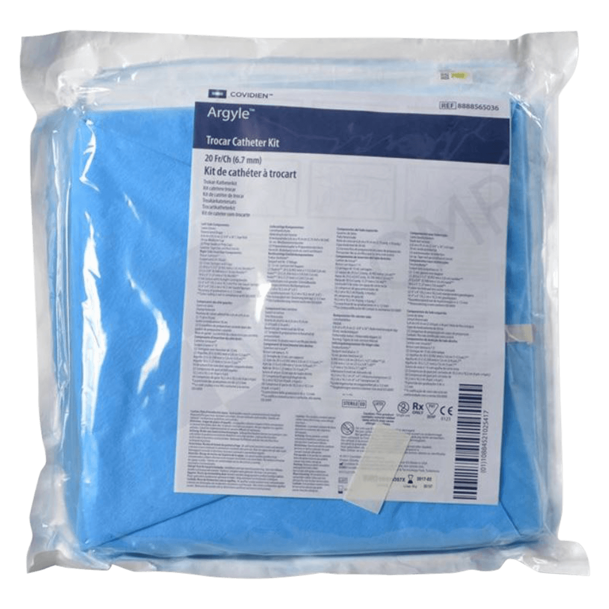 Argyle Trocar Catheter Kit with Thoracentesis Procedure Tray