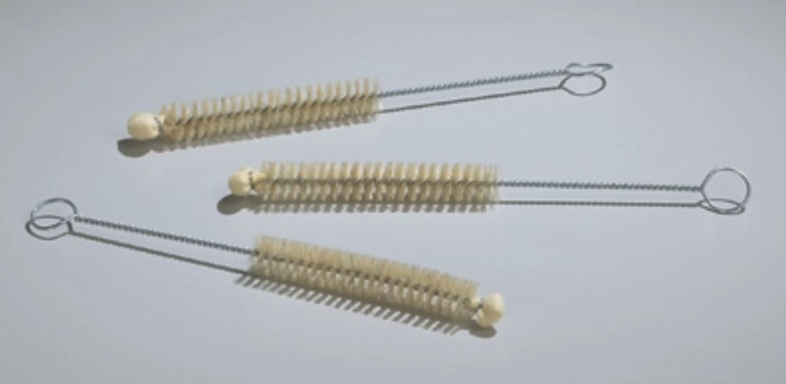 Graham-Field Test Tube Brush, Nylon Bristle, White, 6" x 1/2" x 3", 12/Box