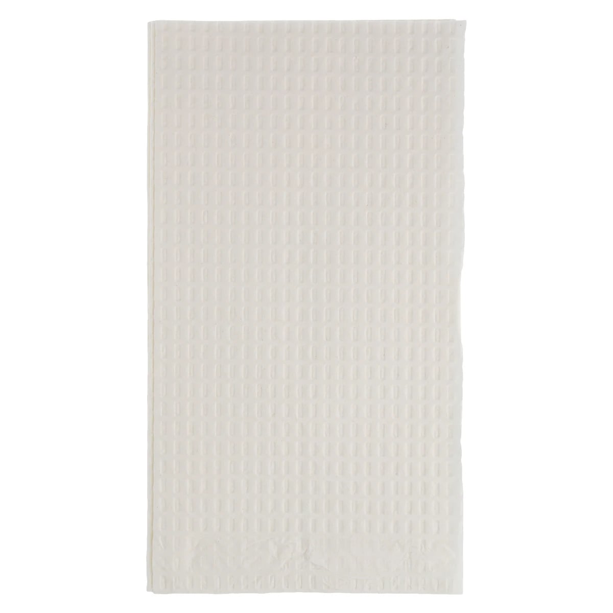 Tidi Products Poly-Back Patient Bibs/Towels, 3-Ply Tissue with 1-Ply Poly Backing, Waffle Embossed, 17" x 18", White, 500/Case, 917411