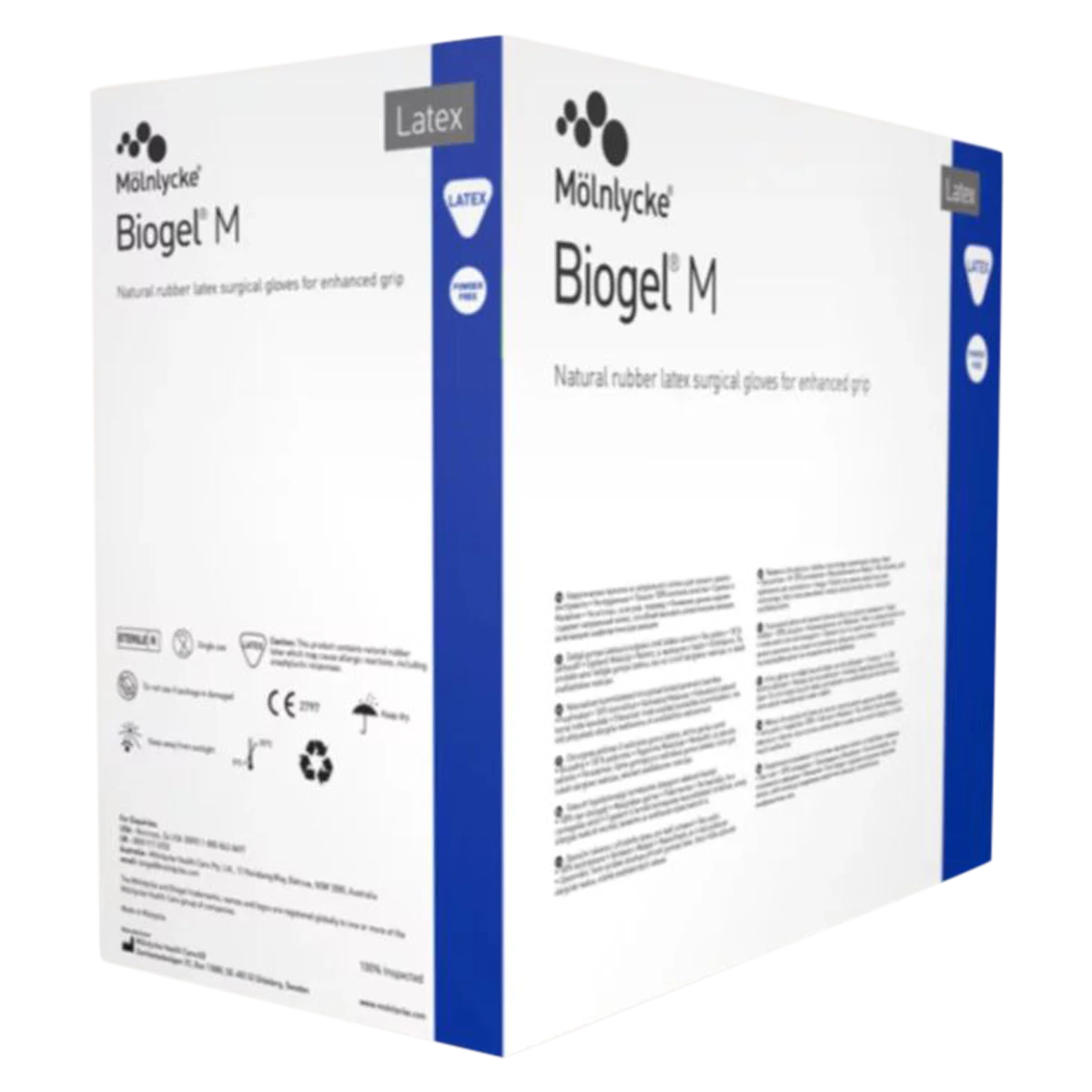 Biogel M Microsurgical Sterile Surgical Gloves, Powder-Free, Size 8.5, Natural Rubber Latex, 50 Pairs/Box, 01KEZKNMTM31Q9MD2VJTYJERSA