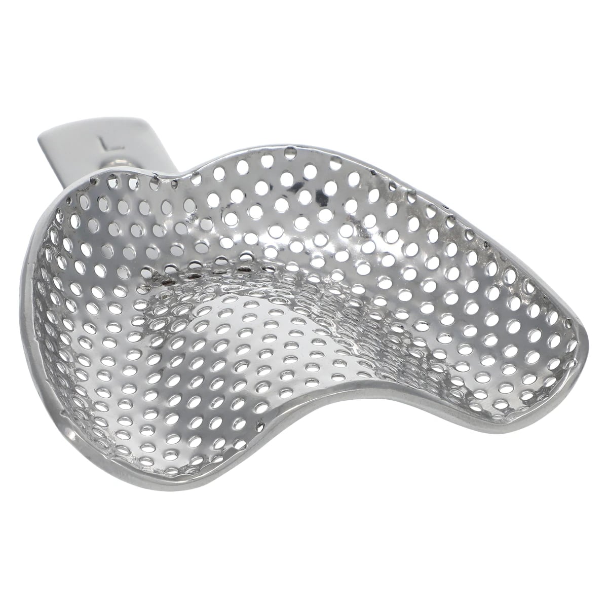 Impression Tray Metal #63, Stainless Steel, Perforated, Large Upper, Non-Water Cooled