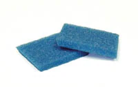 Foam Fillers 1" x 1/4" Thick, Blue, 100/Box