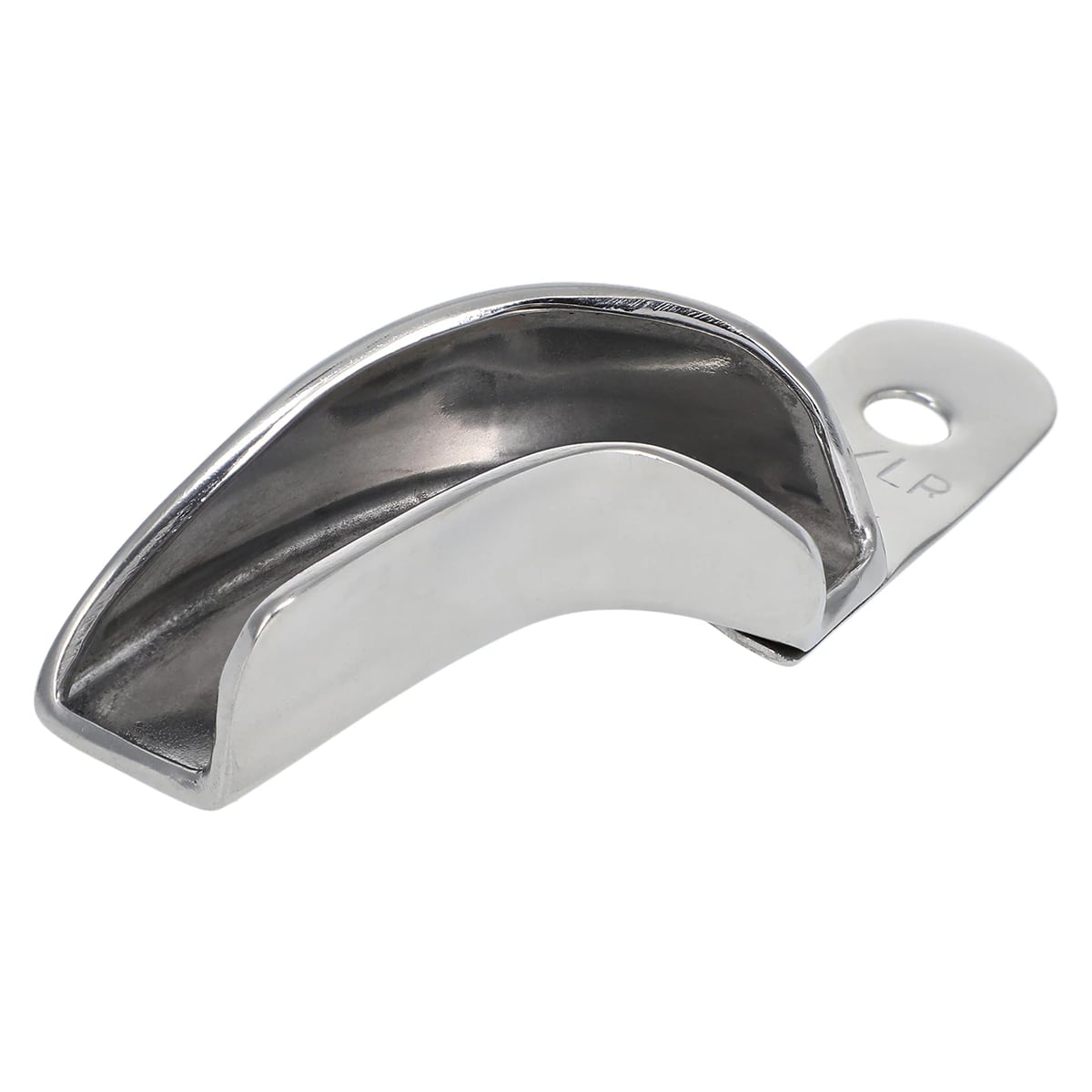 Impression Tray Metal #30, Partial, Solid, Lower, Stainless Steel, Non-Water Cooled, Each