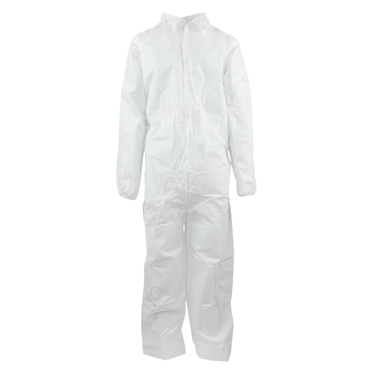 O & M Halyard Coveralls Extra Protection, Disposable, 3-Layer SMS, X-Large, White, Long Sleeves, 24/Case
