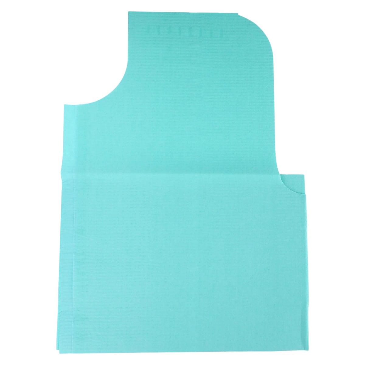 TIDI Choice Teal Patient Exam Gown, Tissue/Poly/Tissue Waffle, 30" x 42", Latex-Free, Fluid Resistant, 50/Case