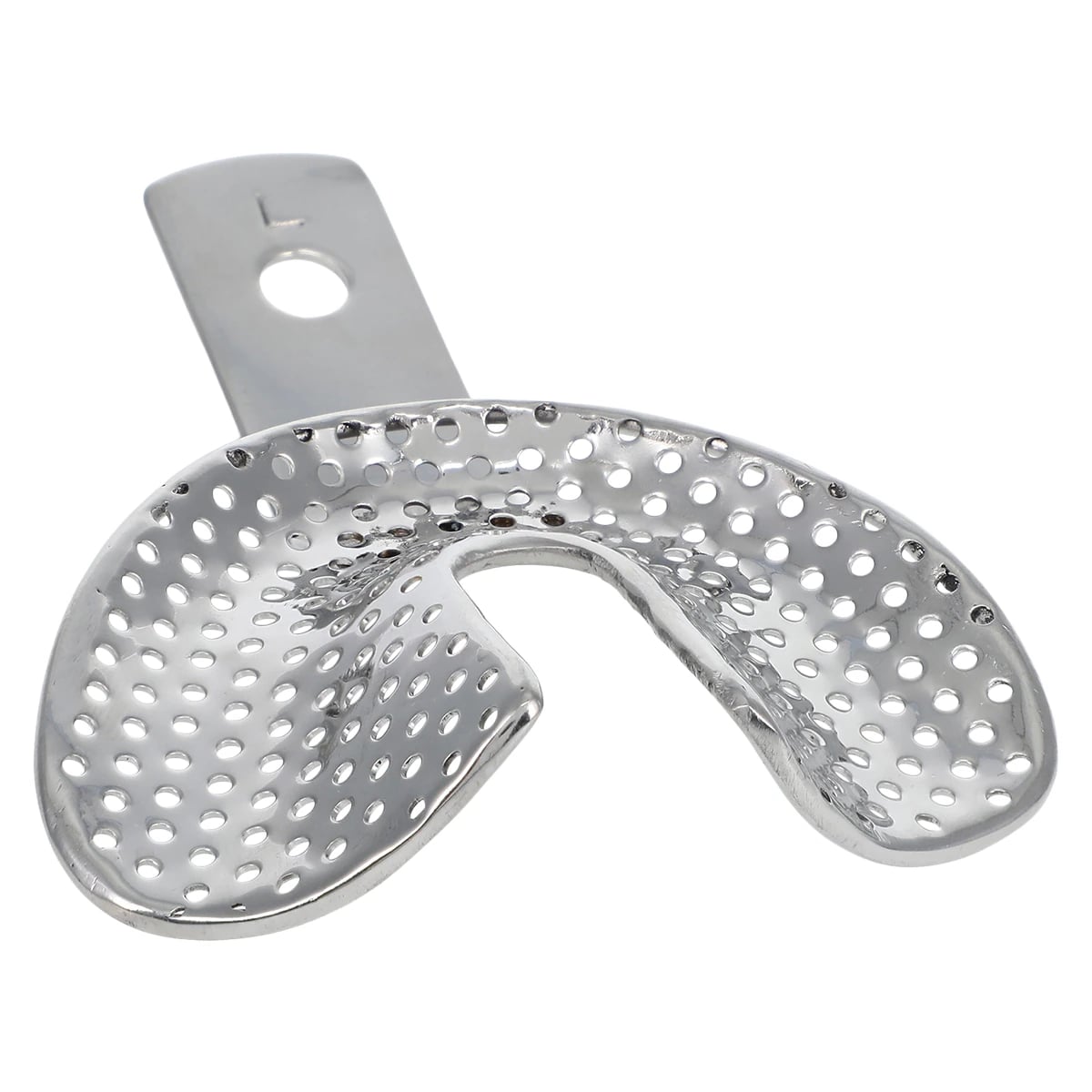 Impression Tray Metal #68, Stainless Steel, Perforated, Large, Lower, Non-Water Cooled