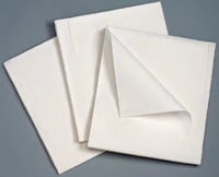 Henry Schein Premium Exam Drape, 3-Ply Tissue, Embossed, 40 in x 48 in, White, Non-Sterile, Latex-Free, 100/Case