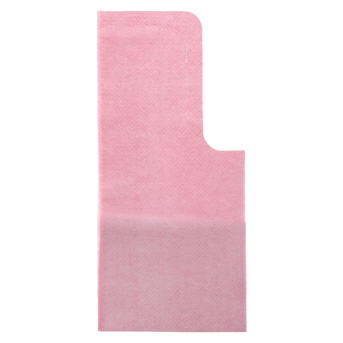 Tidi Chainless Patient Bib with Ties, 18" x 25", Mauve, 1-Ply Tissue/1-Ply Poly, 250/Case, 917676