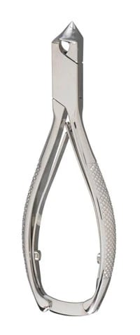 Miltex-Integra Nail Nipper, 5-1/2" Angled/Concave, Stainless Steel, Each
