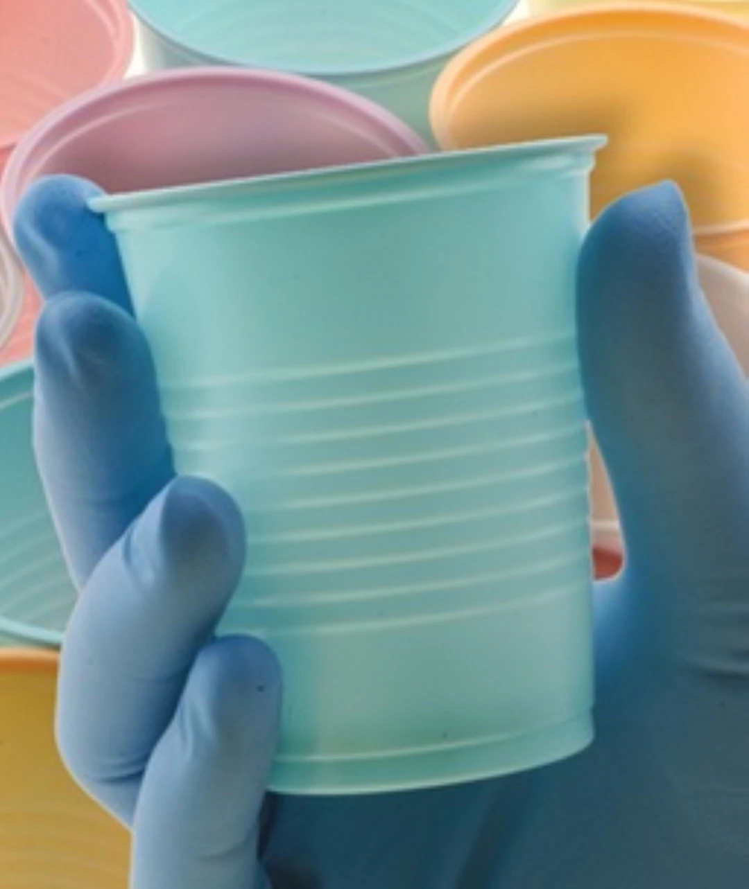 Crosstex Plastic Cups, 5 oz (148 ml), Blue, 1000/Case, CXBL
