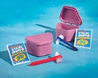 Patient Denture Kit, Assorted with Bath, Brush & Cleaner, 12/Case