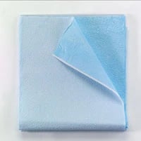 Tidi Products Equipment Drape Sheets, 30" x 48", Blue, Tissue/Poly, Non-Sterile, 100/Pk, 918213