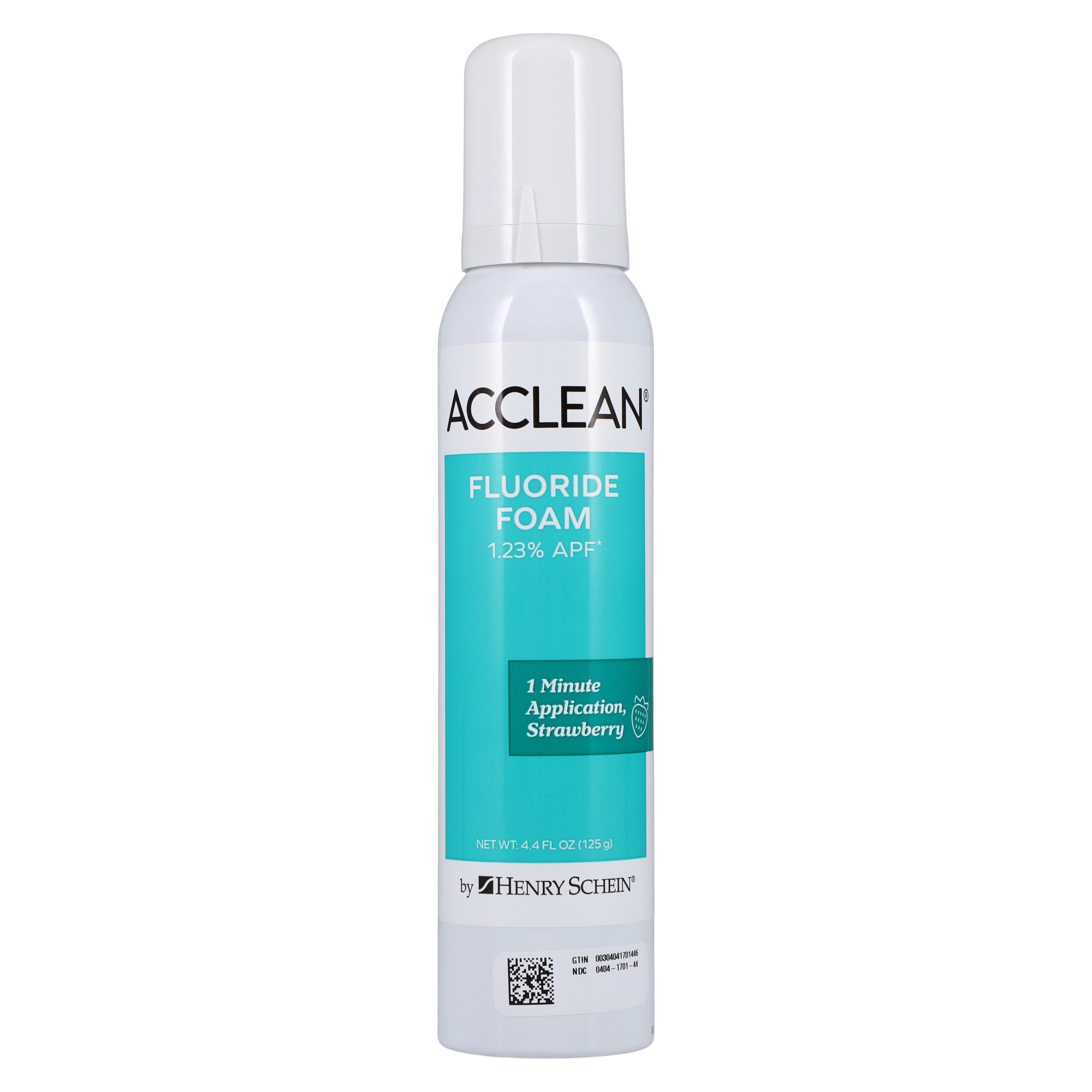 Acclean Fluoride Foam 1.23% APF, Strawberry, 4.4 oz/Bottle