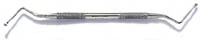 10 Miller Surgical Curette, Double End, Stainless Steel, Each