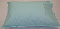 Tidi Fabricel Pillowcase, Moisture Resistant, Disposable, 21 in x 30 in, Blue, Tissue/Poly, 100/Box