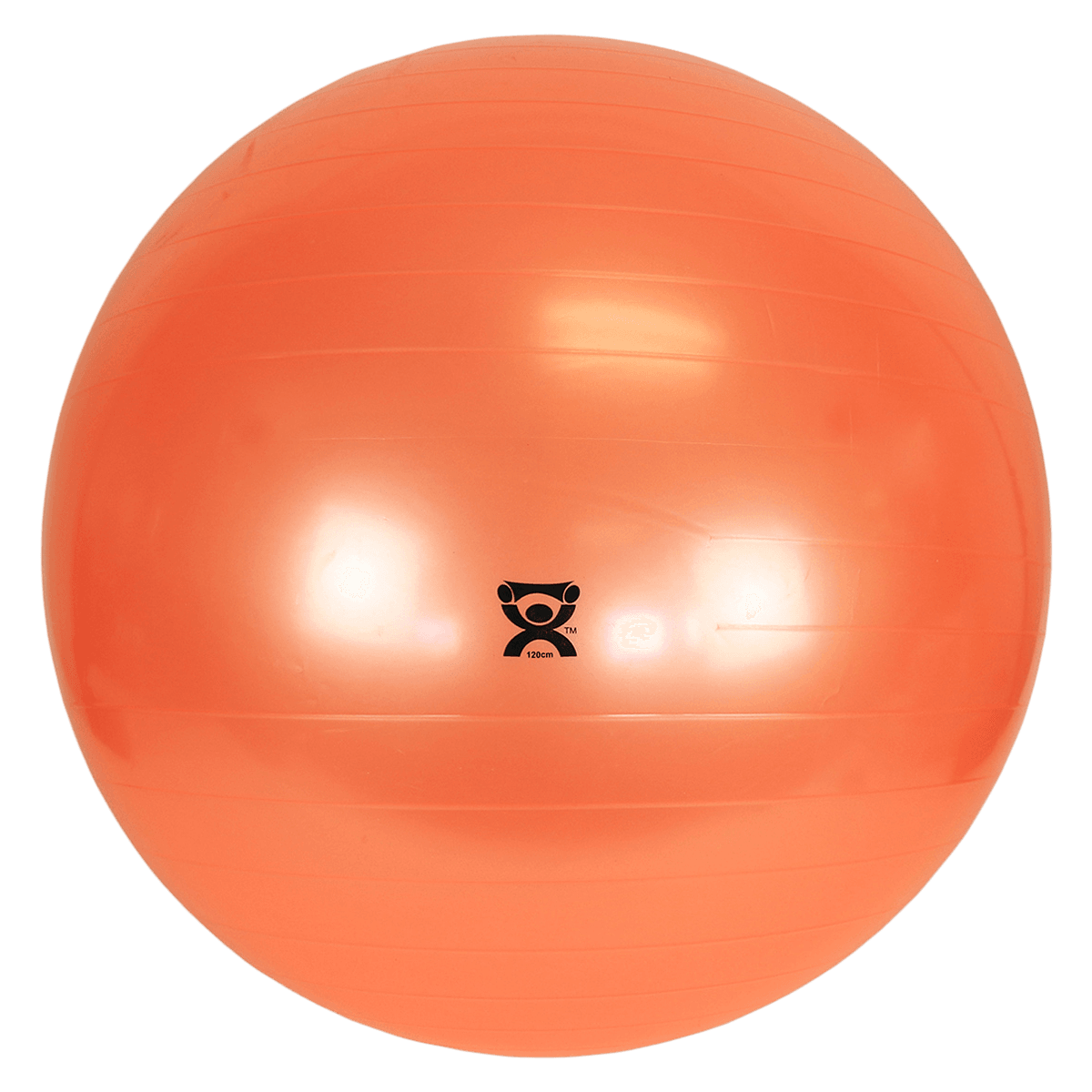 CanDo Gymnic Exercise Ball, 48" Diameter, Orange, PVC