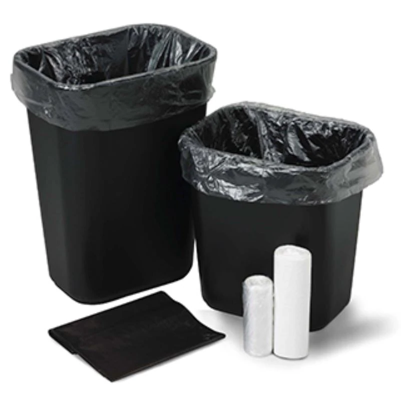 Medegen Liner Trash Bag, 33" x 39", Clear, LLDPE, 0.65 mil, Star Seal, 25/Roll, 10 Rolls/Case (250 Bags/Case)
