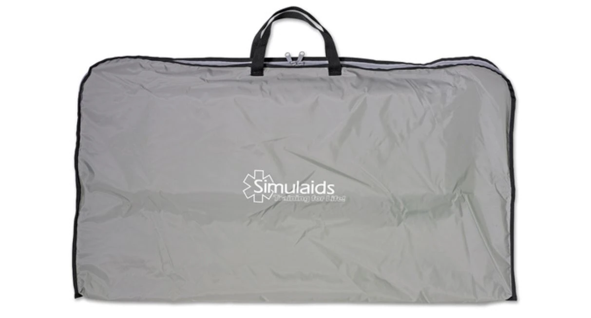 Nasco Healthcare AJ CPR Carry Case, Soft Shell Gray with Kneeling Pads, for 2800 Brad Manikin, 5 lb, Each