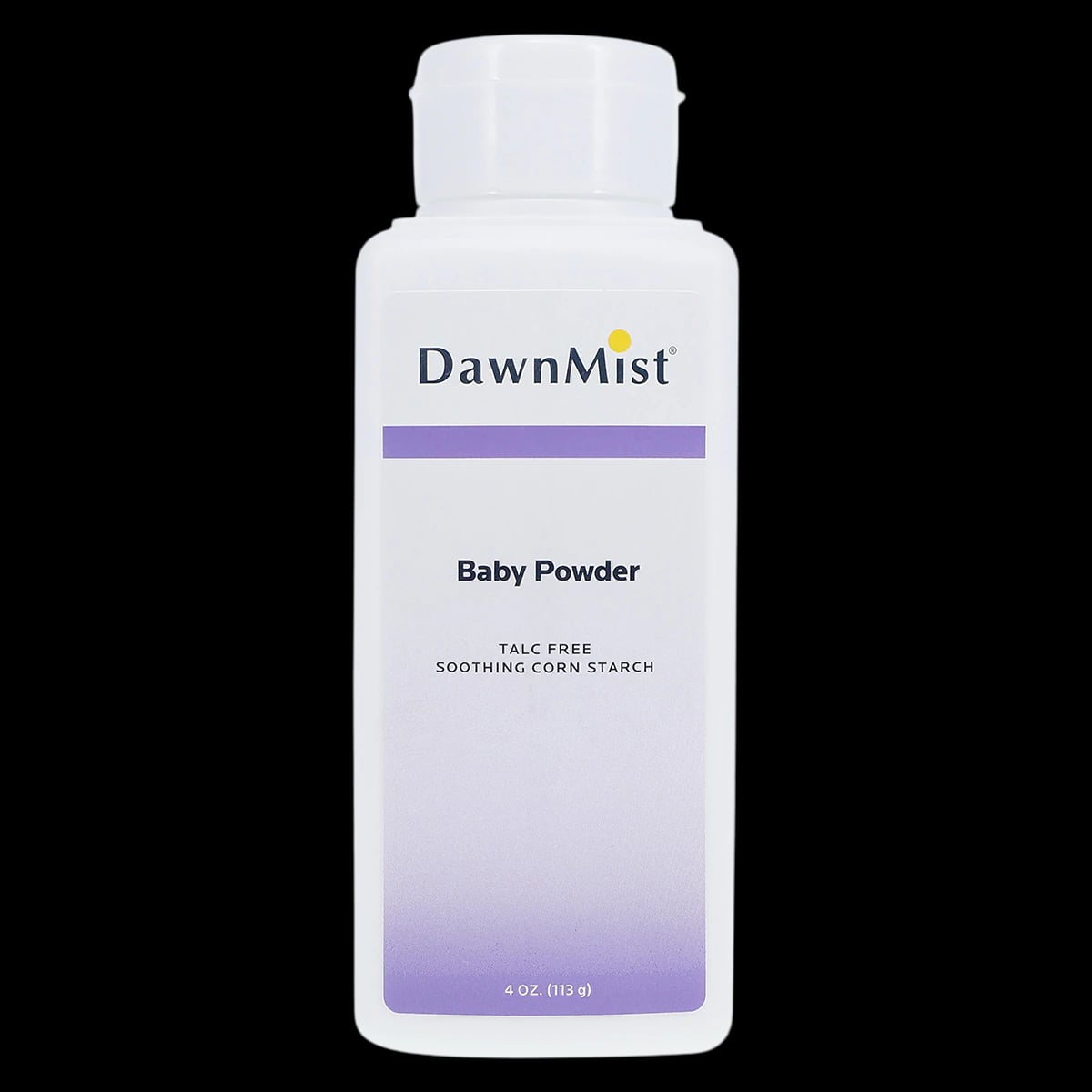 DawnMist Baby Powder Pediatric, Blended Cornstarch, Fresh Scent, 4 oz, 48/Case