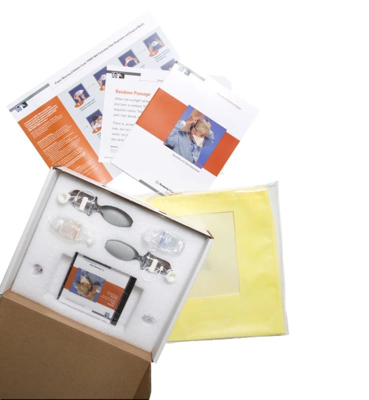 O & M Halyard Qualitative Fit Test Kit for N95 Respirators, 1/Case