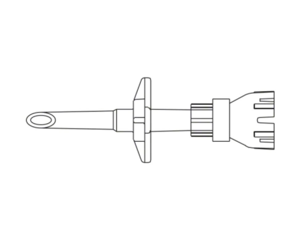 B Braun Dispensing Pin, Needleless Luer Slip Connector, Non-Vented Spike, SafSite Automatic 2-Way Valve, Sterile, Latex-Free, 50/Case