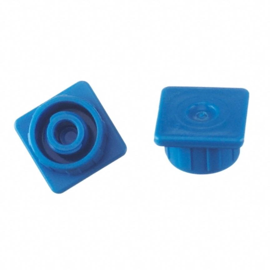 B Braun MULTI-AD Syringe Cap Luer Lock, Blue, Sterile, Latex-Free, 10/Blister, 50 Packs/Case, SC-3000