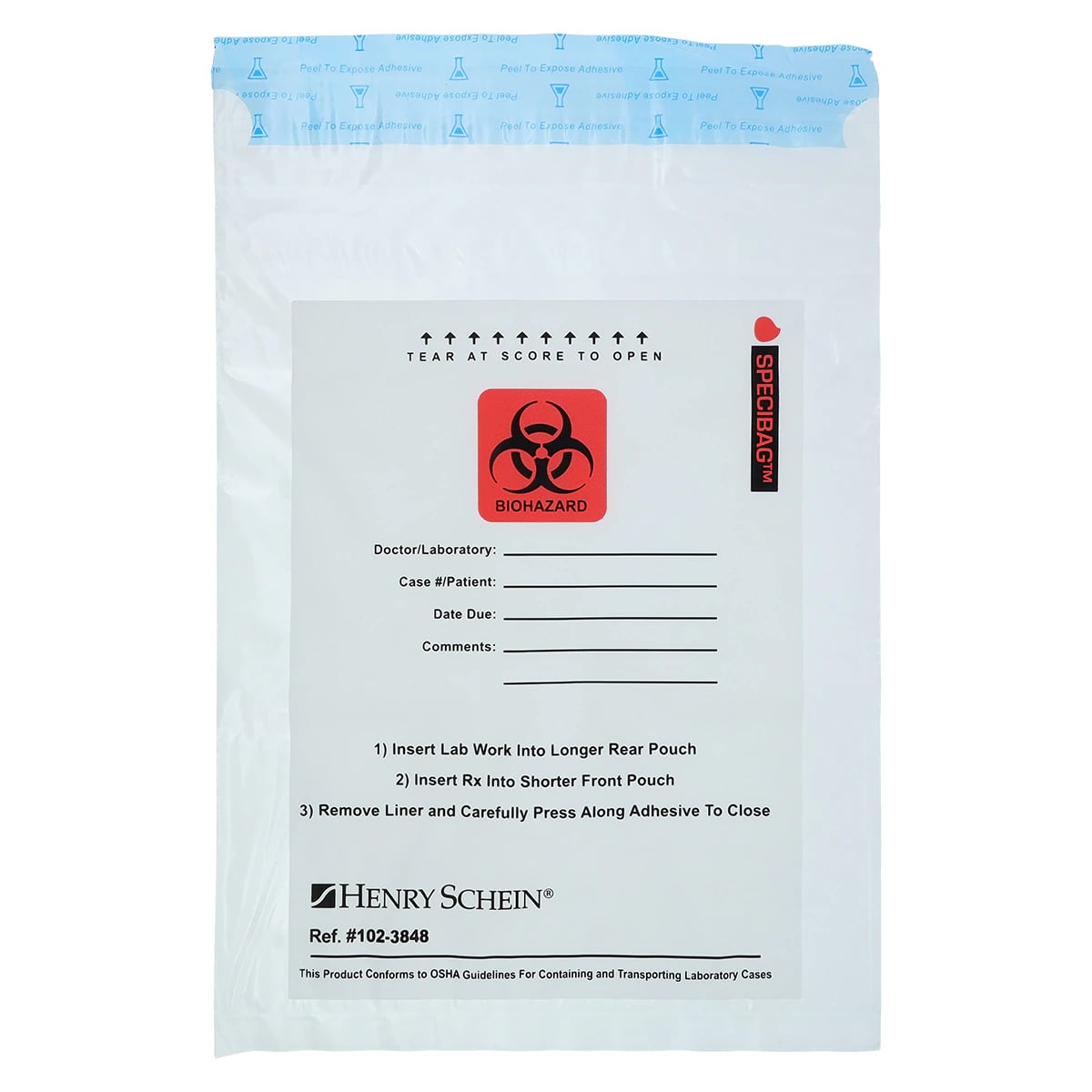 Transport Bags Plastic, 9" x 13", 500/Box