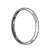 ADC Adscope Stethoscope Diaphragm and Rim, Reusable, Black, Fits Models 600-603/609/612