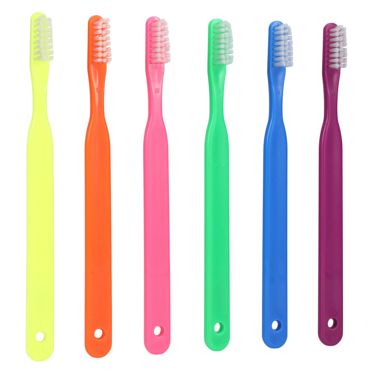 Acclean Toothbrush Child, Manual, 24 Tuft, Narrow, Assorted Neon, 72/Bx
