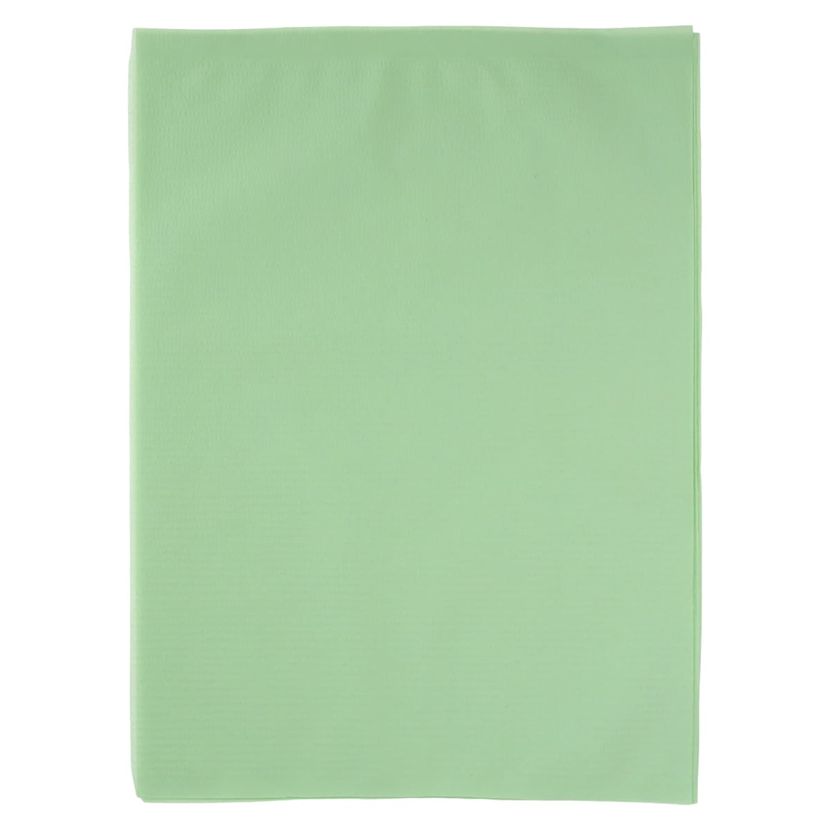HSI Headrest Cover, Tissue/Poly, Green, 10 in x 13 in, Regular, 500/Case