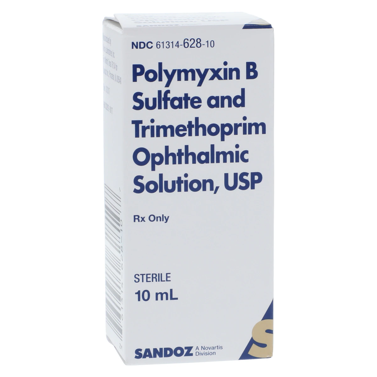 Trimethoprim Sulfate/Polymyxin B Ophthalmic Solution, 1mg/10,000 units per mL, 10 mL Bottle