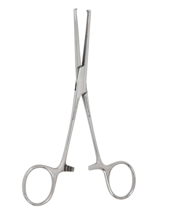Vantage Kocher Forceps, Straight, 5-1/2" (141mm), 1x2 Teeth, Stainless Steel, Autoclavable, Each