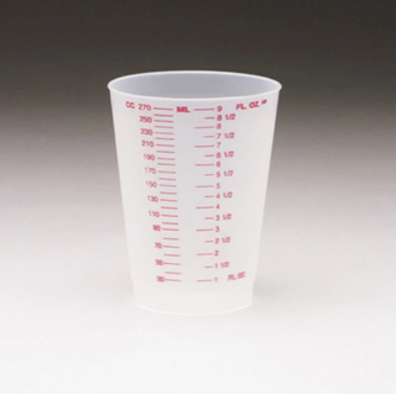 Medegen Intake Tumbler Glass, Opaque, 9 oz (3" x 4")